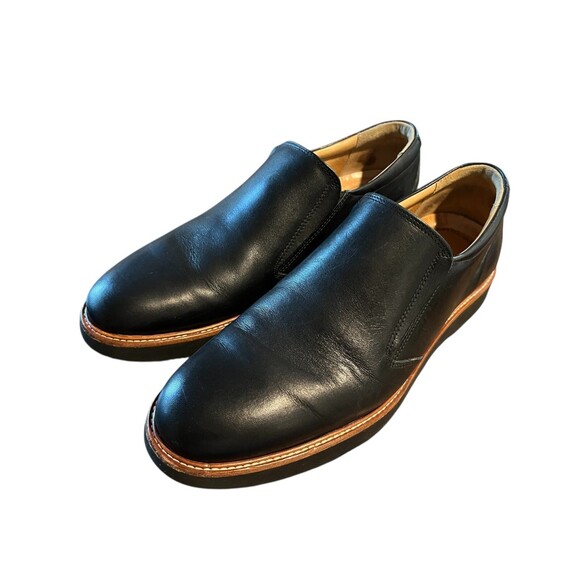 Samuel HUBBARD Men\'s Black Leather Frequent Traveler Loafers Slip-ons Size 9 main image 13